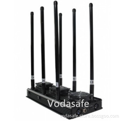 desktop model with high power radio jamming systemer , remote,control gps jammer